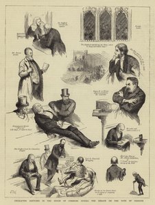 Character Sketches in the House of Commons during the Debate on the Vote of Censure by Sydney Prior Hall