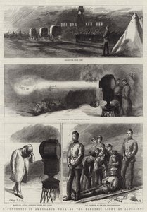 Experiments in Ambulance Work by the Electric Light at Aldershot by Sydney Prior Hall