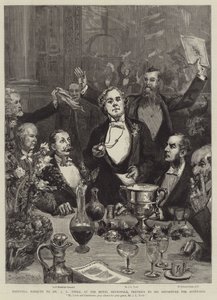 Farewell Banquet to Mr J L Toole, at the Hotel Metropole, Previous to His Departure for Australia