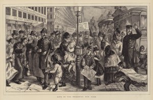 Life in the Broadway, New York