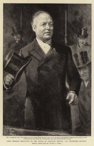 Lord Charles Beresford in the House of Commons moving an unopposed return