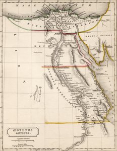 Map of Ancient Egypt, drawn and engraved by Sydney Hall, c.1826