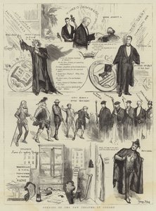 Opening of the New Theatre at Oxford by Sydney Prior Hall