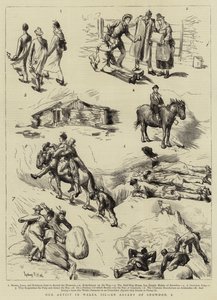 Our Artist in Wales, III, an Ascent of Snowdon, I by Sydney Prior Hall