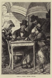 Rome, a Public Letter Writer by Sydney Prior Hall