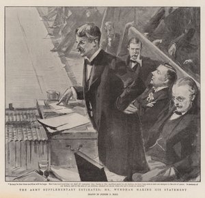 The Army Supplementary Estimates, Mr Wyndham Making His Statement by Sydney Prior Hall