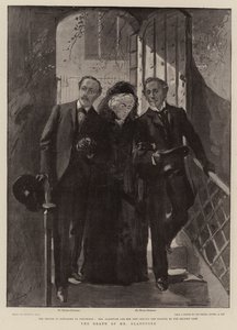 The Death of Mr Gladstone by Sydney Prior Hall