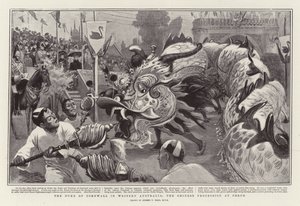 The Duke of Cornwall in Western Australia, the Chinese Procession at Perth