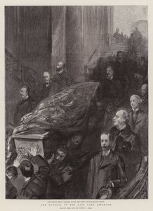 The Funeral of the Late Lord Leighton by Sydney Prior Hall