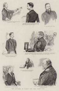 The Letters in Court for the First Time by Sydney Prior Hall