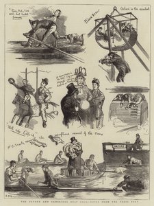 The Oxford and Cambridge Boat Race, Notes from the Press Boat by Sydney Prior Hall
