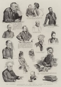 The Parnell Commission at the Royal Courts of Justice by Sydney Prior Hall