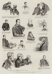 The Parnell Commission at the Royal Courts of Justice by Sydney Prior Hall