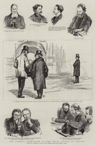 The Parnell Commission at the Royal Courts of Justice by Sydney Prior Hall