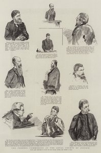 The Parnell Commission at the Royal Courts of Justice by Sydney Prior Hall