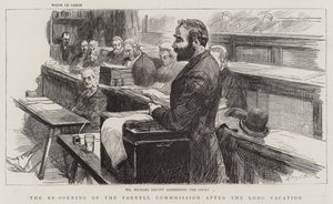 The Re-Opening of the Parnell Commission after the Long Vacation by Sydney Prior Hall