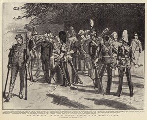 The Royal Tour, the Duke of Cornwall presenting War Medals at Sydney by Sydney Prior Hall