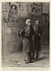 The Royal Visit to Stratford-on-Avon, the Prince of Wales at Shakespeare