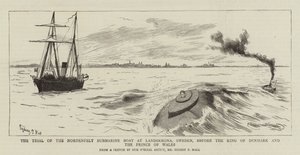 The Trial of the Nordenfelt Submarine Boat at Landskrona, Sweden, Before the King of Denmark and the Prince of Wales by Sydney Prior Hall