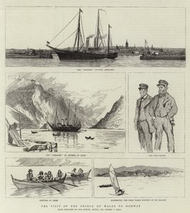 The Visit of the Prince of Wales to Norway by Sydney Prior Hall