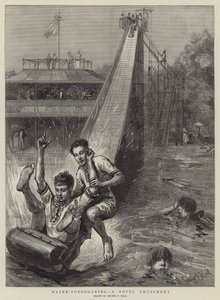 Water-Tobogganing, a Novel Amusement by Sydney Prior Hall
