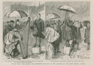 Welsh Bards Proclaiming the Eisteddford for 1887 by Sydney Prior Hall