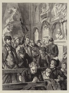 Westminster Abbey, Sunday, 23 October by Sydney Prior Hall