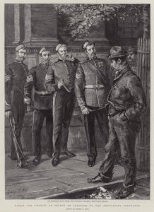 Which for Choice An Object of Interest to the Recruiting Sergeants by Sydney Prior Hall