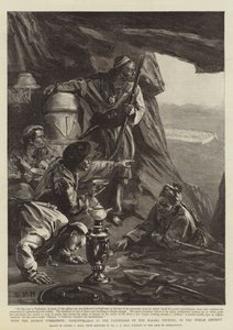 With the Afghan Commission, Cave-Dwellers in the Fastnesses of the Hazara Country, in the Punjab District by Sydney Prior Hall
