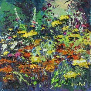 Sunny Garden Colours, 2021 by Sylvia Paul