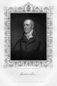 William Wyndham Grenville, 1st Baron Grenville, English politician by T. A. Dean
