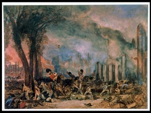 Charge of the 3rd Dragoon Guards in Queen Square, Bristol, Monday 31st October 1831 by T. L. and Muller William J. Rowbotham