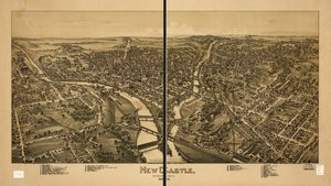 New Castle, Pennsylvania 1896 by T. M. Fowler