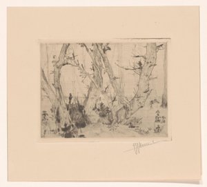 Forest View by T. Sterrenburg (signed by artist)