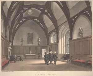 Lambeth Palace, engraved by Joseph Constantine Stadler