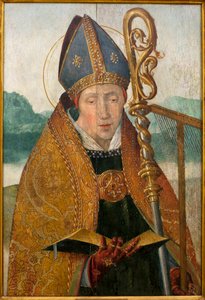 Saint Blaise (circa 1530) by Taborda Vlame Frey (worshop of) Carlos