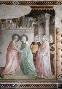 The Meeting of Anne and Joachim at the Golden Gate (detail)