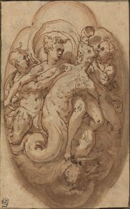 Mythological Figures by Taddeo Zuccaro