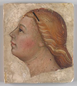 Head of an Angel in Left Profile by Taddeo di Bartolo