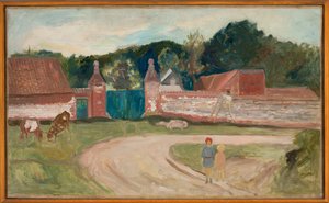 Road Before the Farm by Tadeusz Makowski