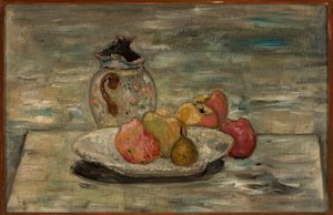 Still Life with a Broken Jug by Tadeusz Makowski