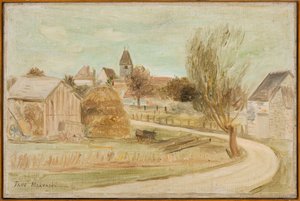 At the Edge of the Village by Tadeusz Makowski