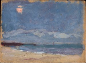 Seascape (Sun Behind Cloud) by Tadeusz Makowski