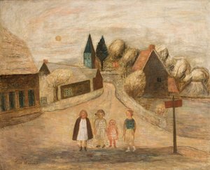 Norman Landscape (Breuilpont) by Tadeusz Makowski