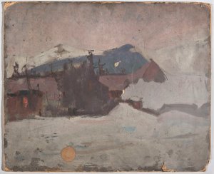 Winter Landscape by Tadeusz Makowski