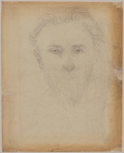 Portrait Study of a Young Man with a Beard by Tadeusz Makowski