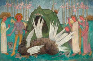 Saint George Slaying the Dragon by Tadeusz Makowski
