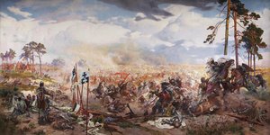 The Battle of Grunwald by Tadeusz Popiel