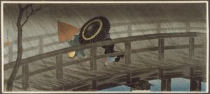 Rain on the Izumi Bridge