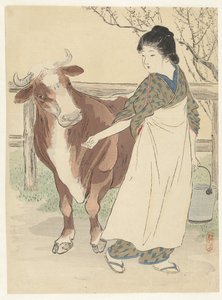 Milkmaid with Cow
